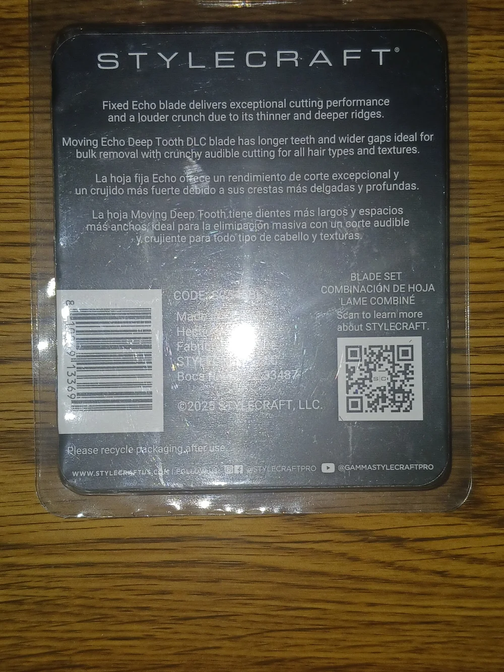 Stylecraft Pro Echo Deep Tooth Replacement Clipper Blade
